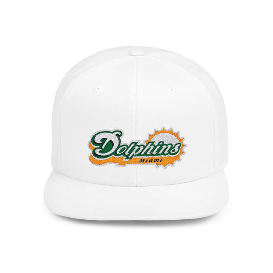 Miami Dolphins Dolphins Support Flat Bill Snapback – Lightweight, Custom Fit, Premium Quality