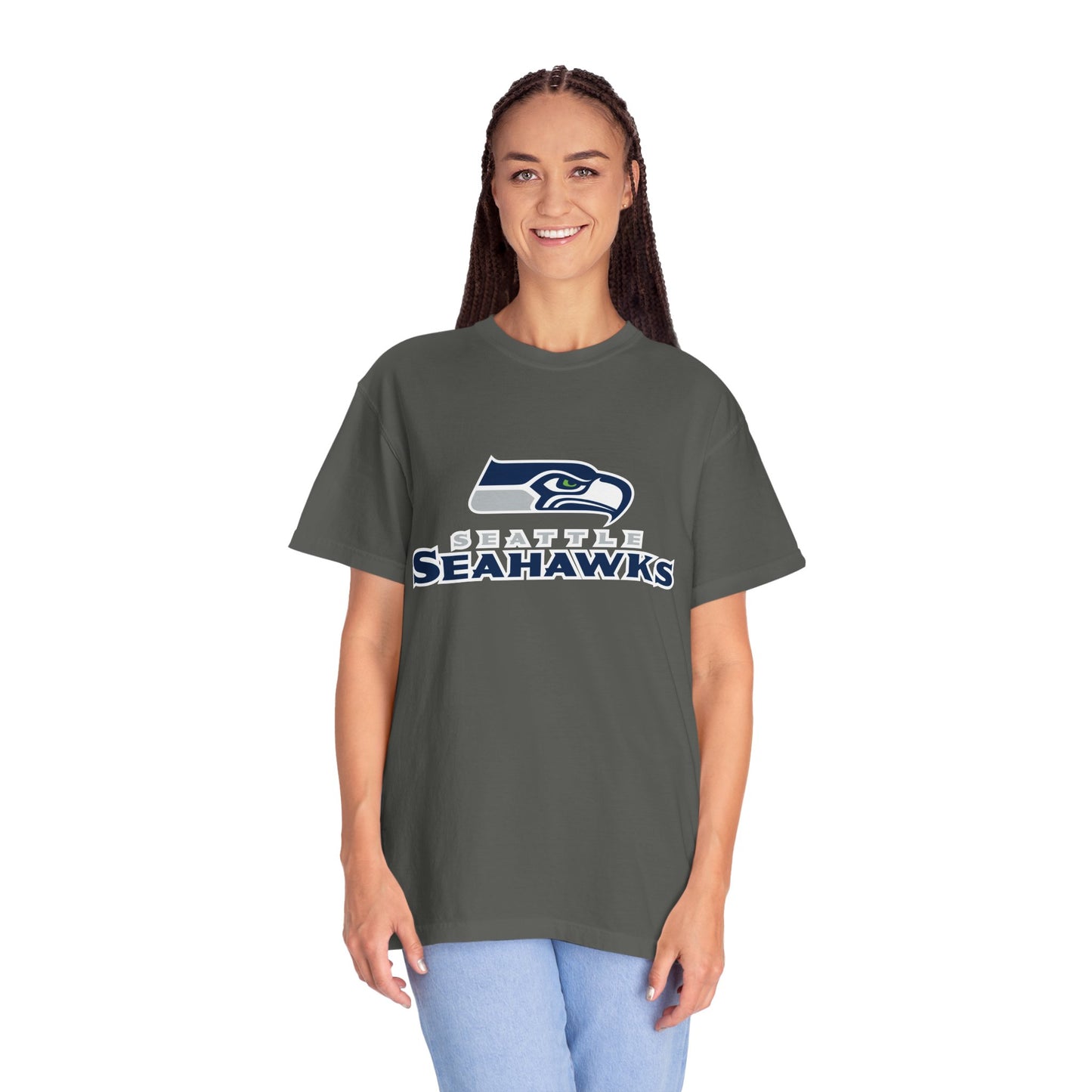 Seattle Seahawks Gear Garment-Dyed T-Shirt – Premium Cotton Tee for Customization