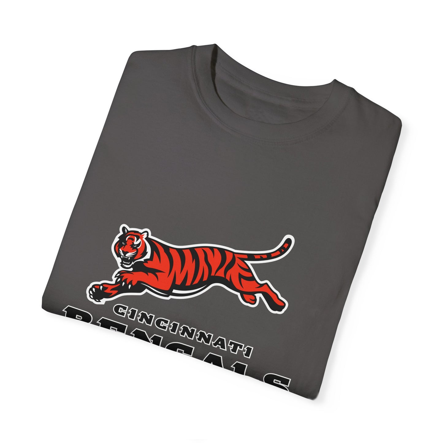 Cincinnati Bengals Clothing Garment-Dyed T-Shirt – Premium Cotton Tee for Customization