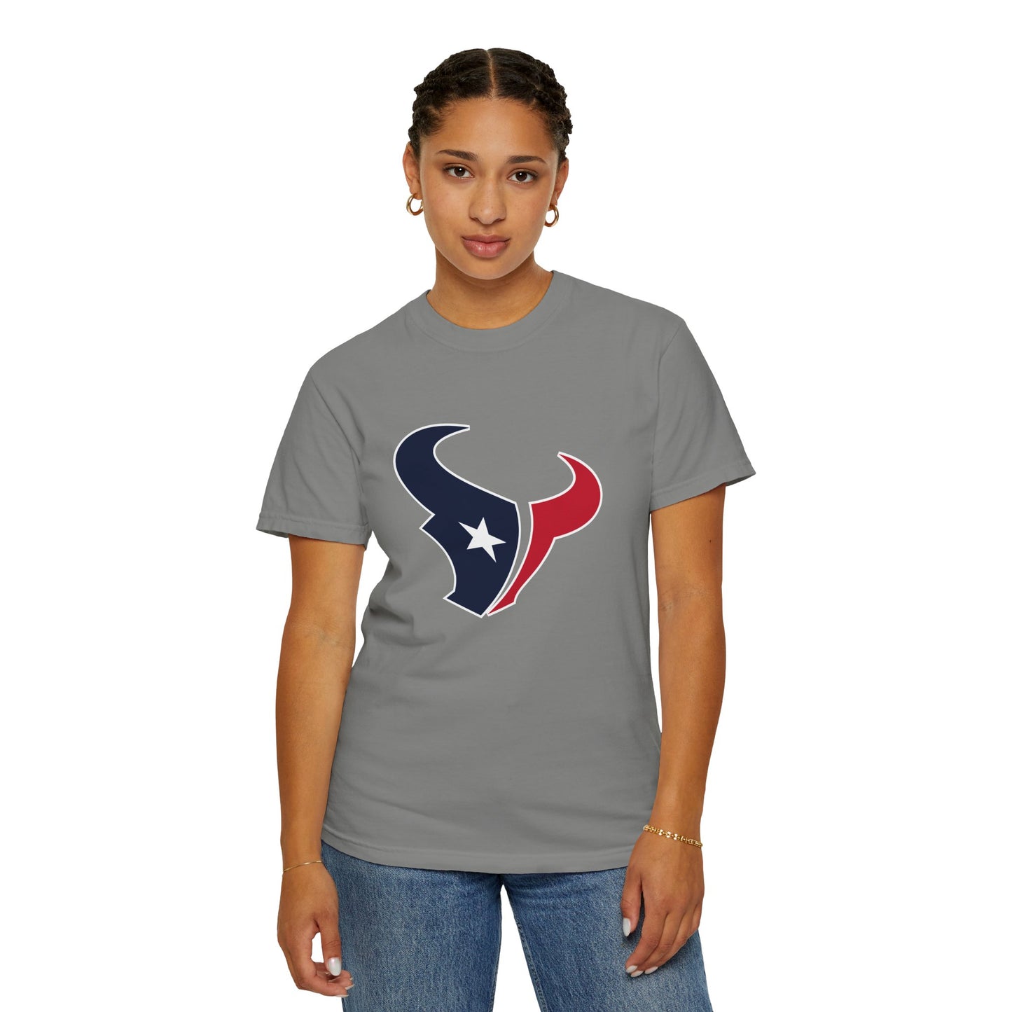 Houston Texans Gear Garment-Dyed T-Shirt – Premium Cotton Tee for Customization