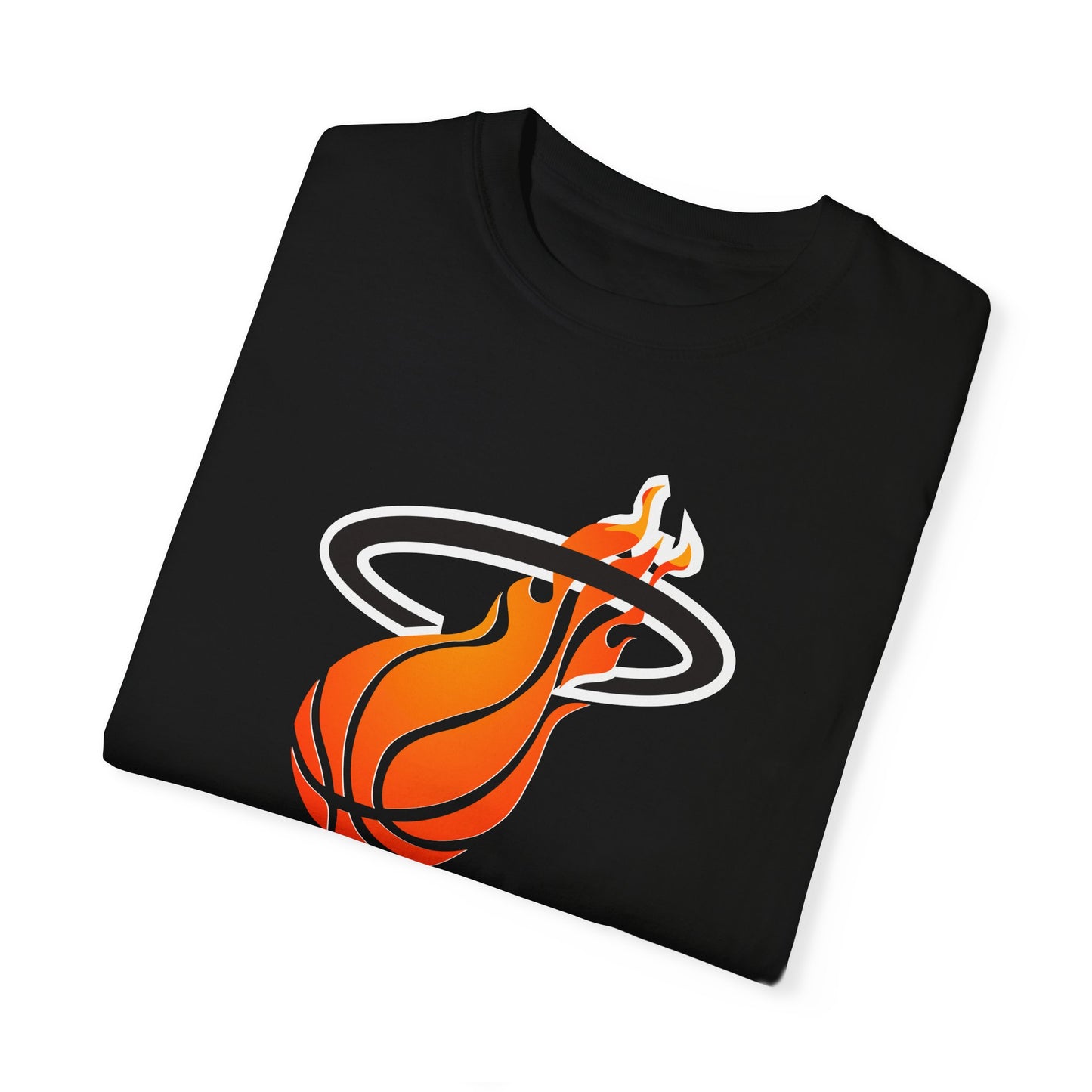 Miami Heat NBA Fans Garment-Dyed T-Shirt – Premium Cotton Tee for Customization