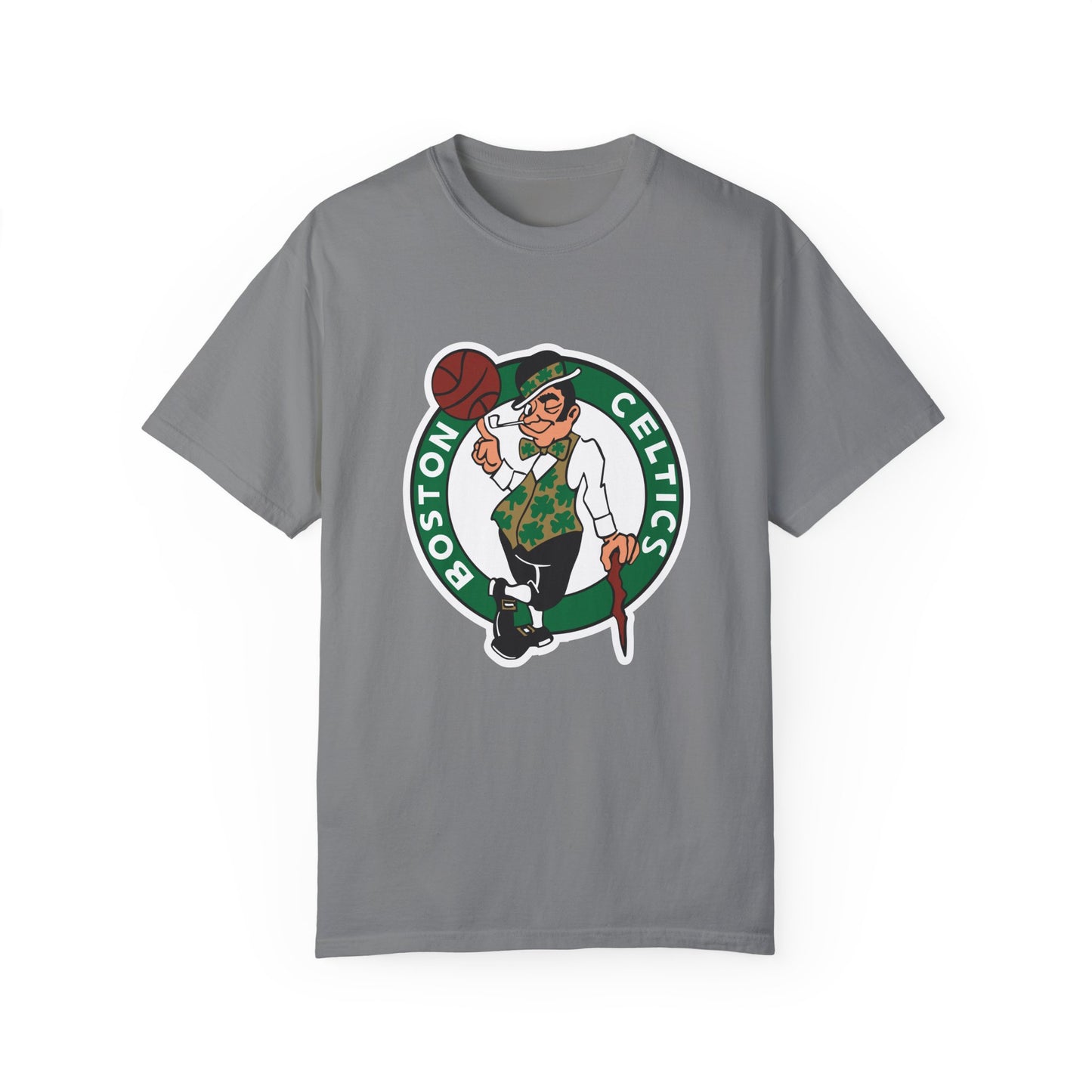 Boston Celtics Street Ball Style Garment-Dyed T-Shirt – Premium Cotton Tee for Customization