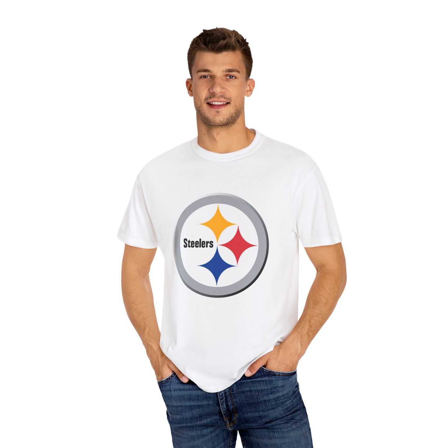 Pittsburgh Steelers Gear Garment-Dyed T-Shirt – Premium Cotton Tee for Customization