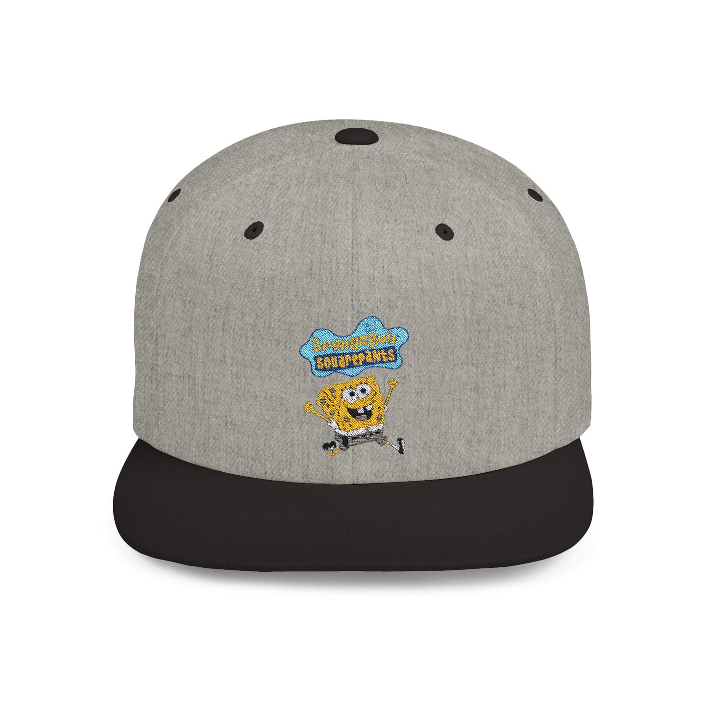 Spongebob Squarepants Flat Bill Snapback – Lightweight, Custom Fit, Premium Quality