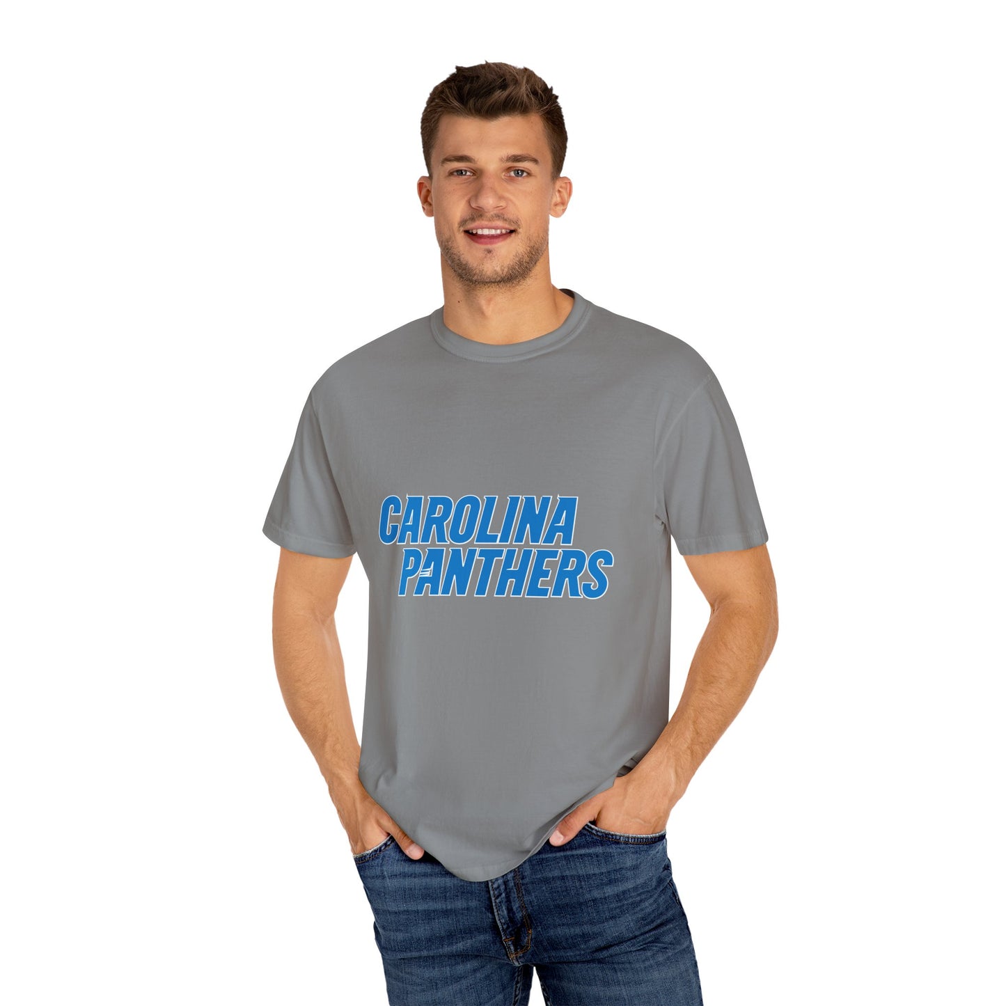 Carolina Panthers Garment-Dyed T-Shirt – Premium Cotton Tee for Customization