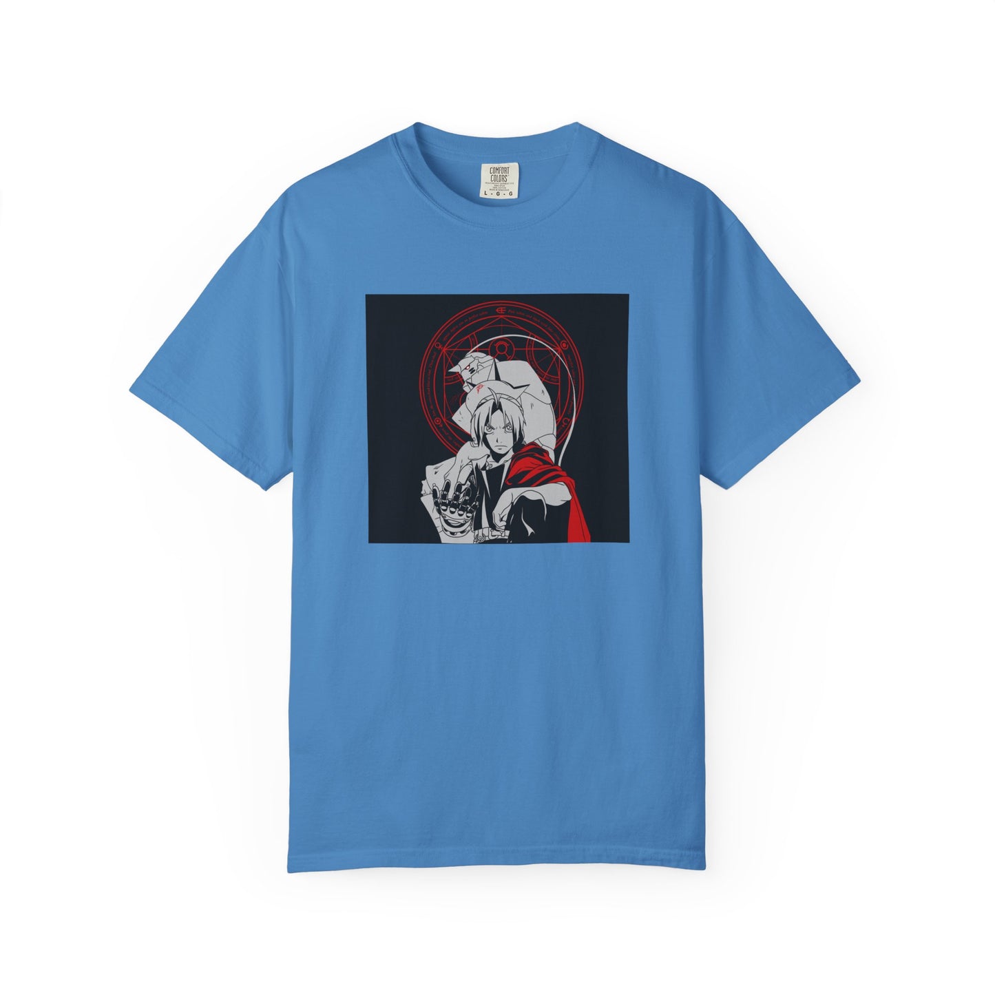 Fullmetal Alchemist Black Background Garment-Dyed T-Shirt – Premium Cotton Tee