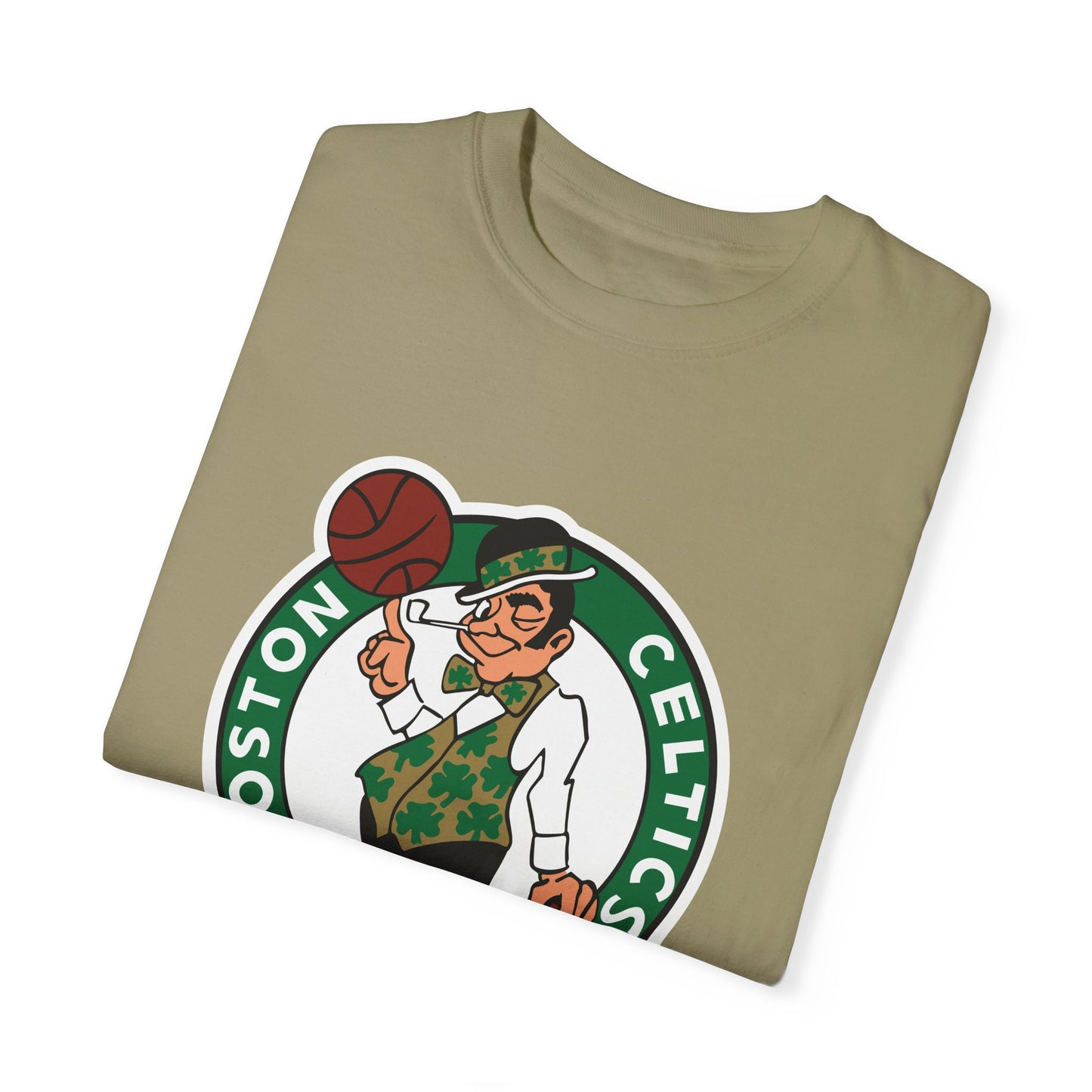 Boston Celtics Street Ball Style Garment-Dyed T-Shirt – Premium Cotton Tee for Customization