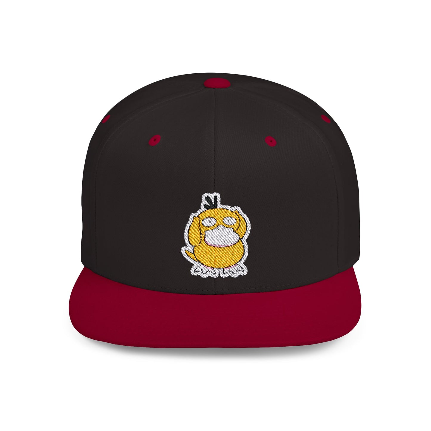 Psyduck Pokemon Flat Bill Snapback – Lightweight, Custom Fit, Premium Quality