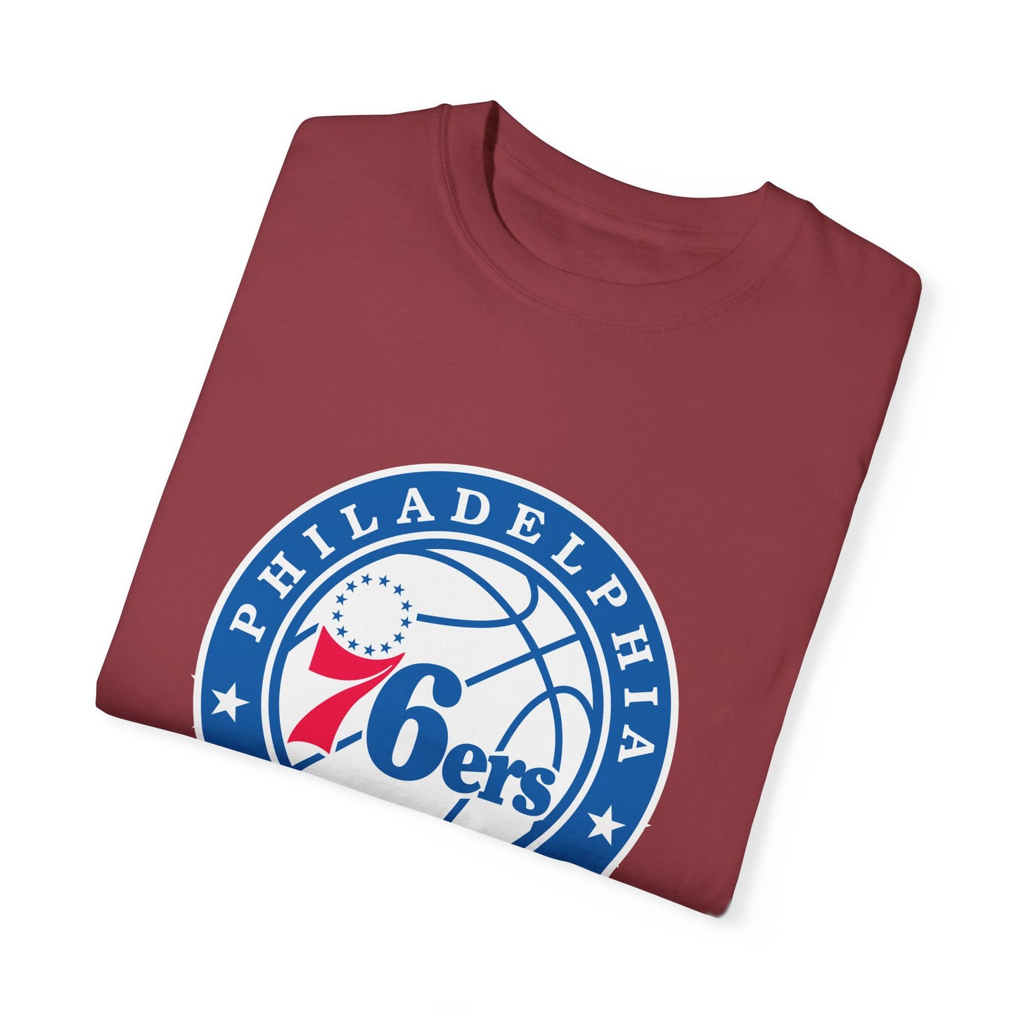 Philadelphia 76ers Basketball Life Garment-Dyed T-Shirt – Premium Cotton Tee for Customization