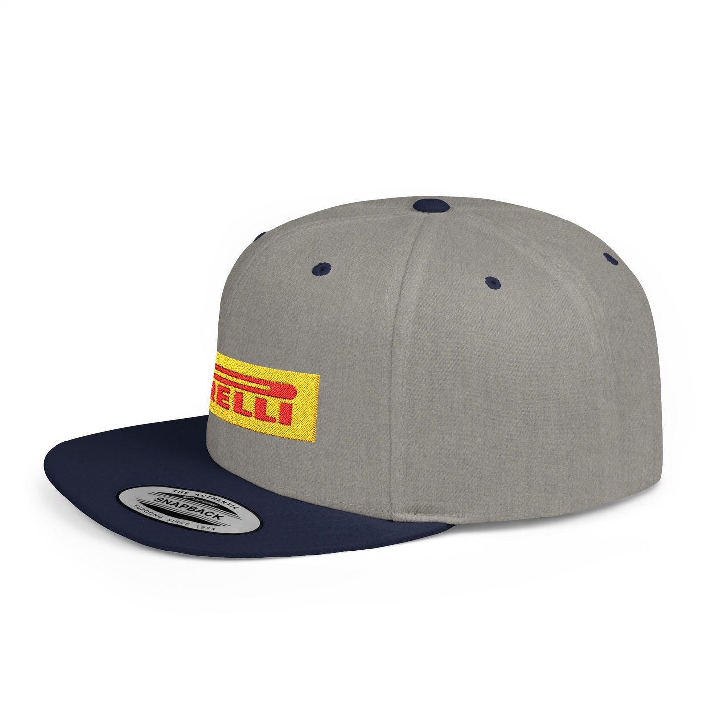 Pirelli Tyres Flat Bill Snapback – Lightweight, Custom Fit, Premium Quality