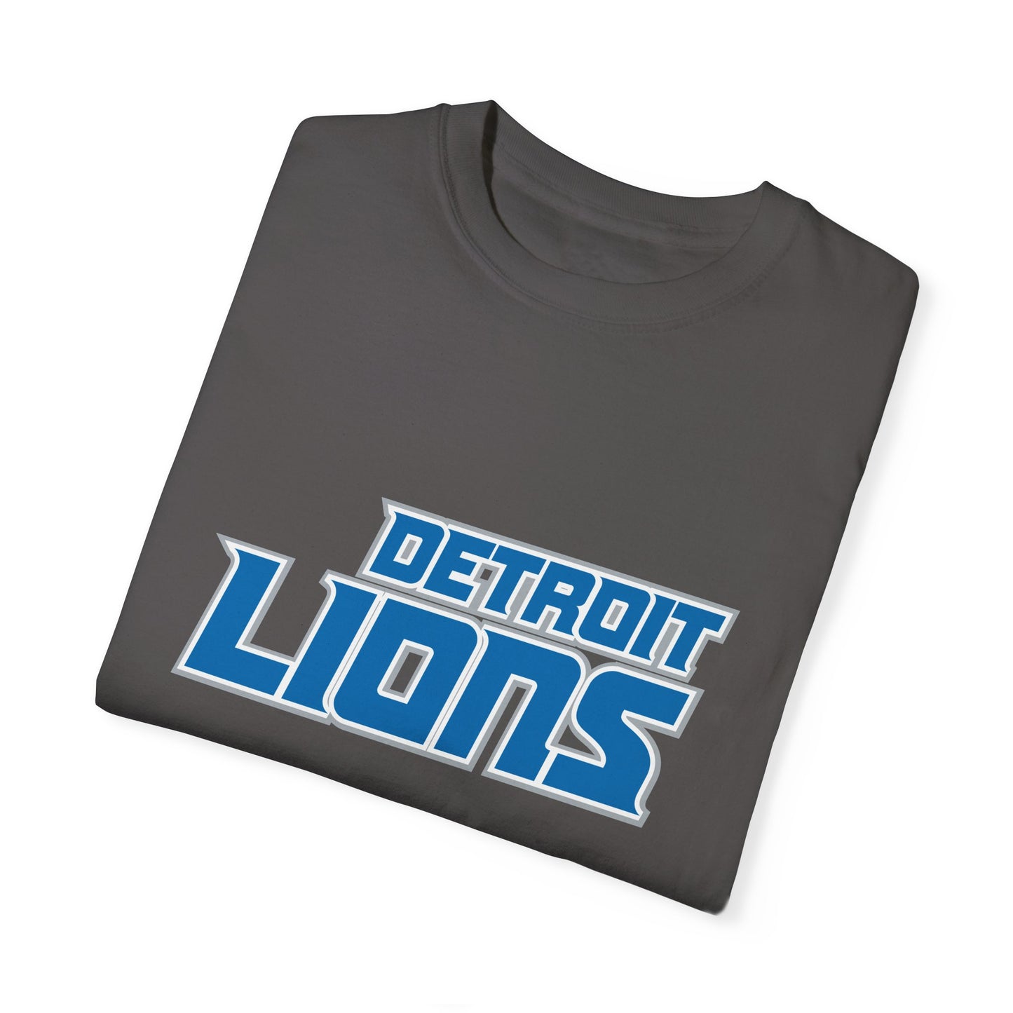 Detroit Lions Merchandise Garment-Dyed T-Shirt – Premium Cotton Tee for Customization