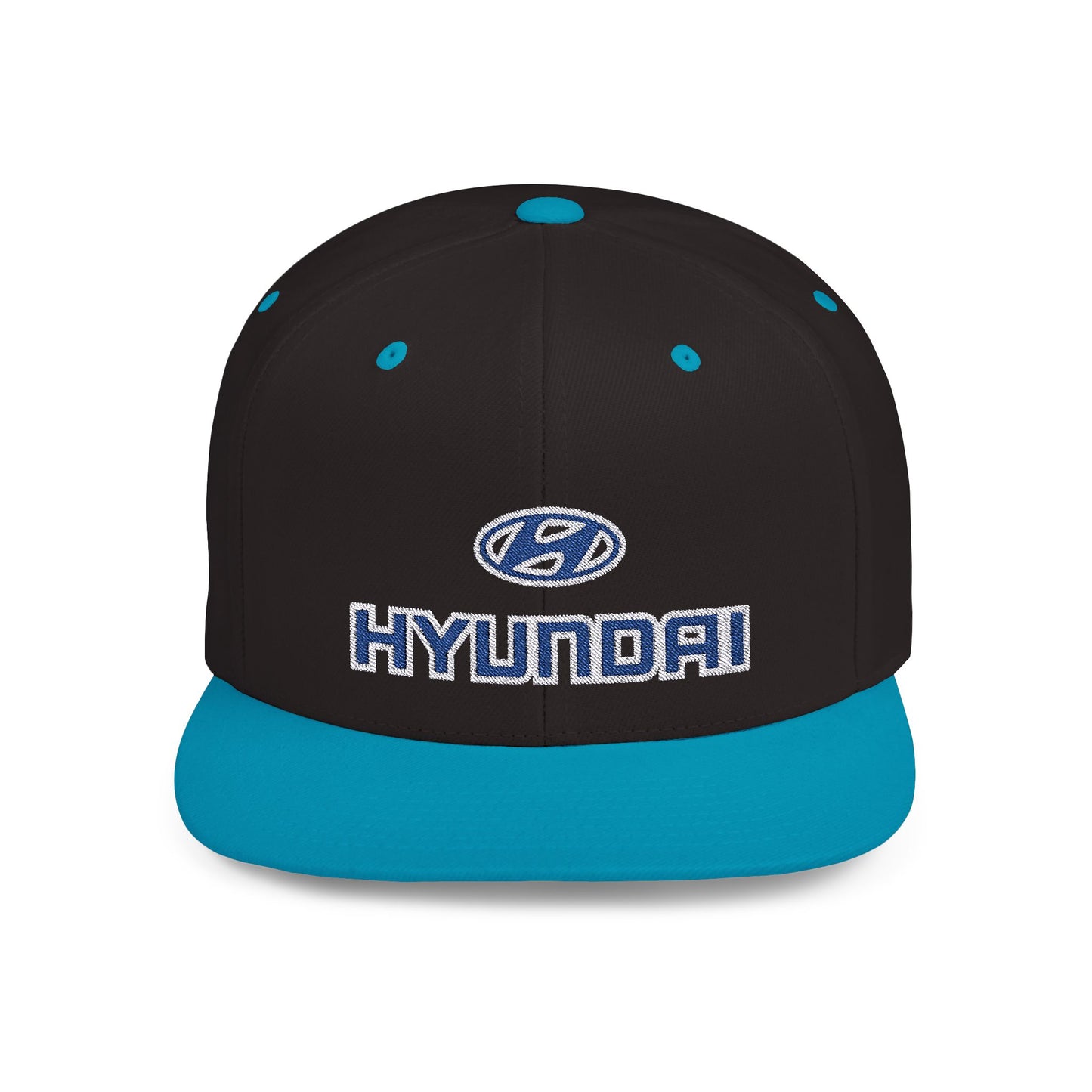 Hyundai Flat Bill Snapback – Lightweight, Custom Fit, Premium Quality