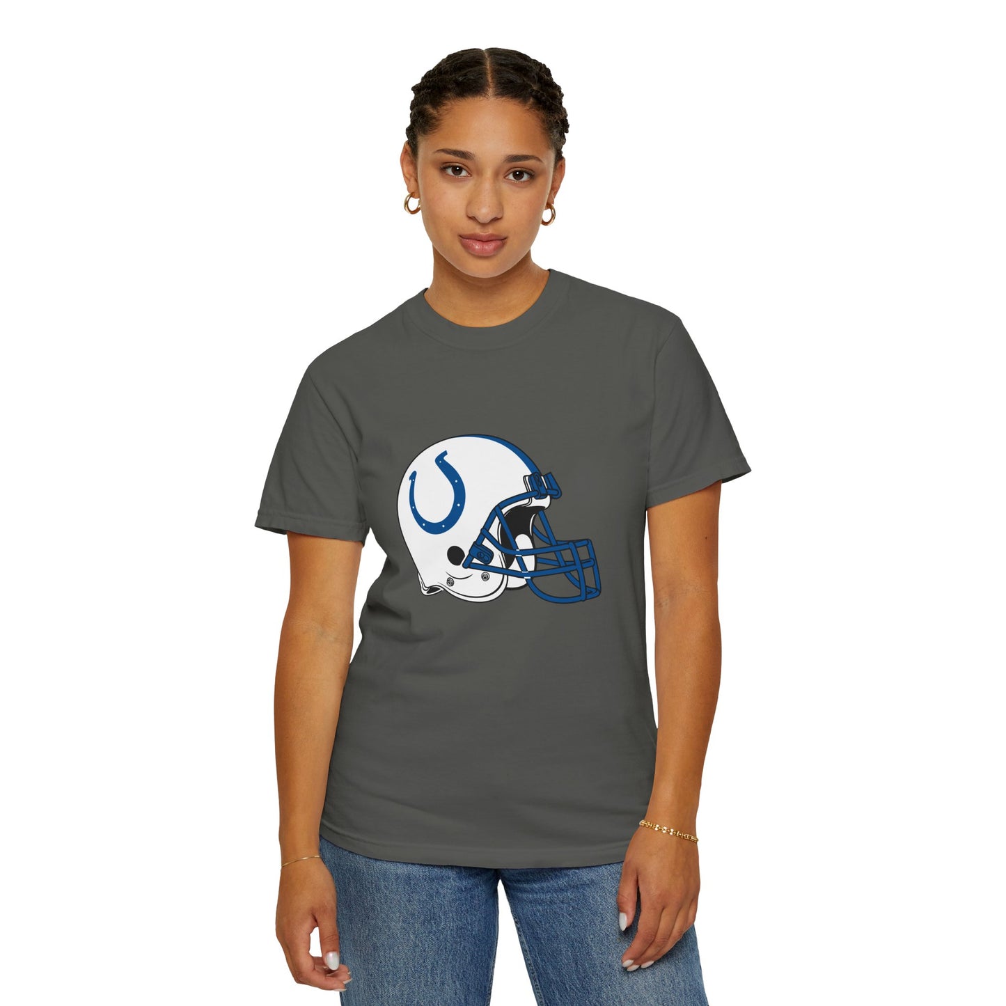 Indianapolis Colts Merchandise Garment-Dyed T-Shirt – Premium Cotton Tee for Customization