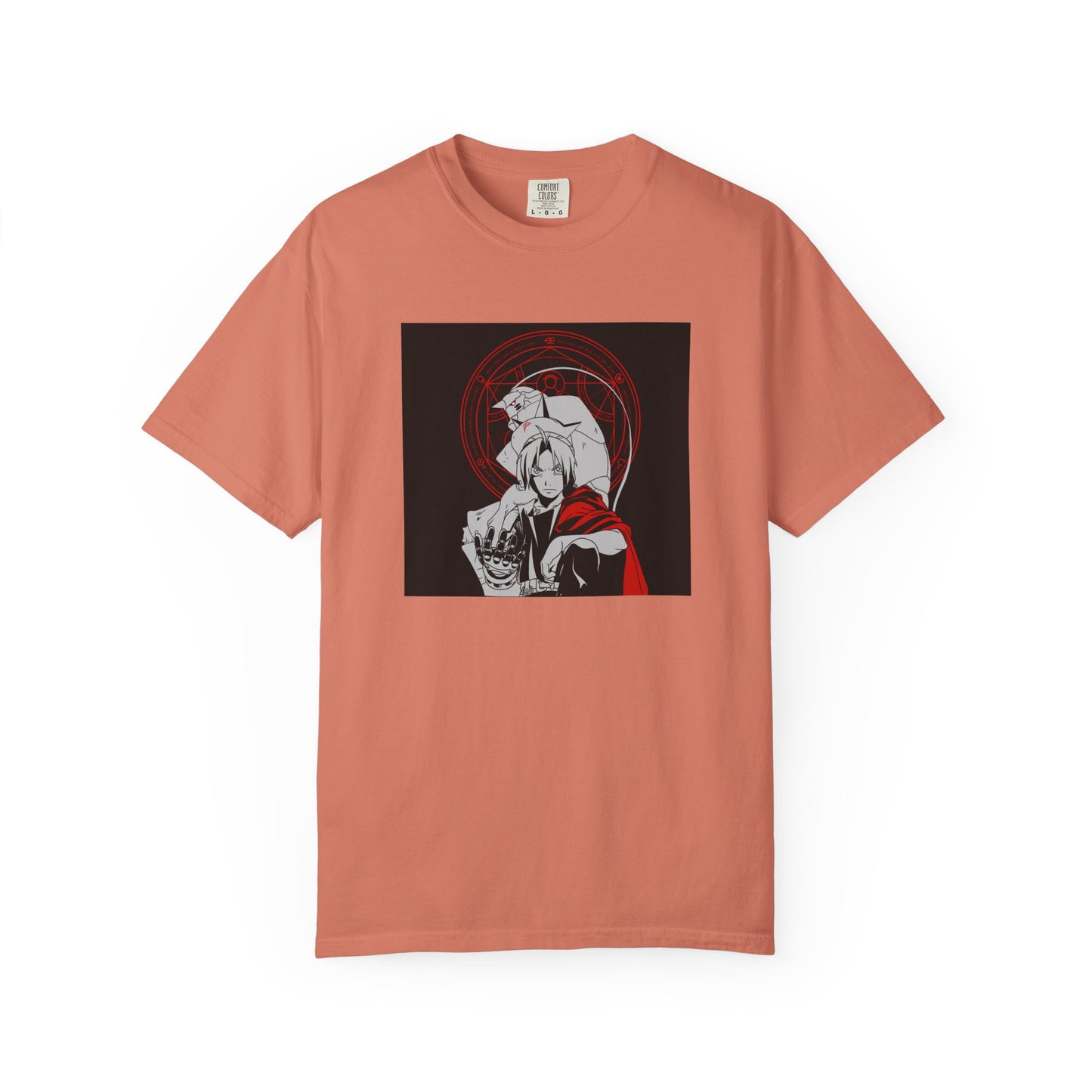 Fullmetal Alchemist Black Background Garment-Dyed T-Shirt – Premium Cotton Tee