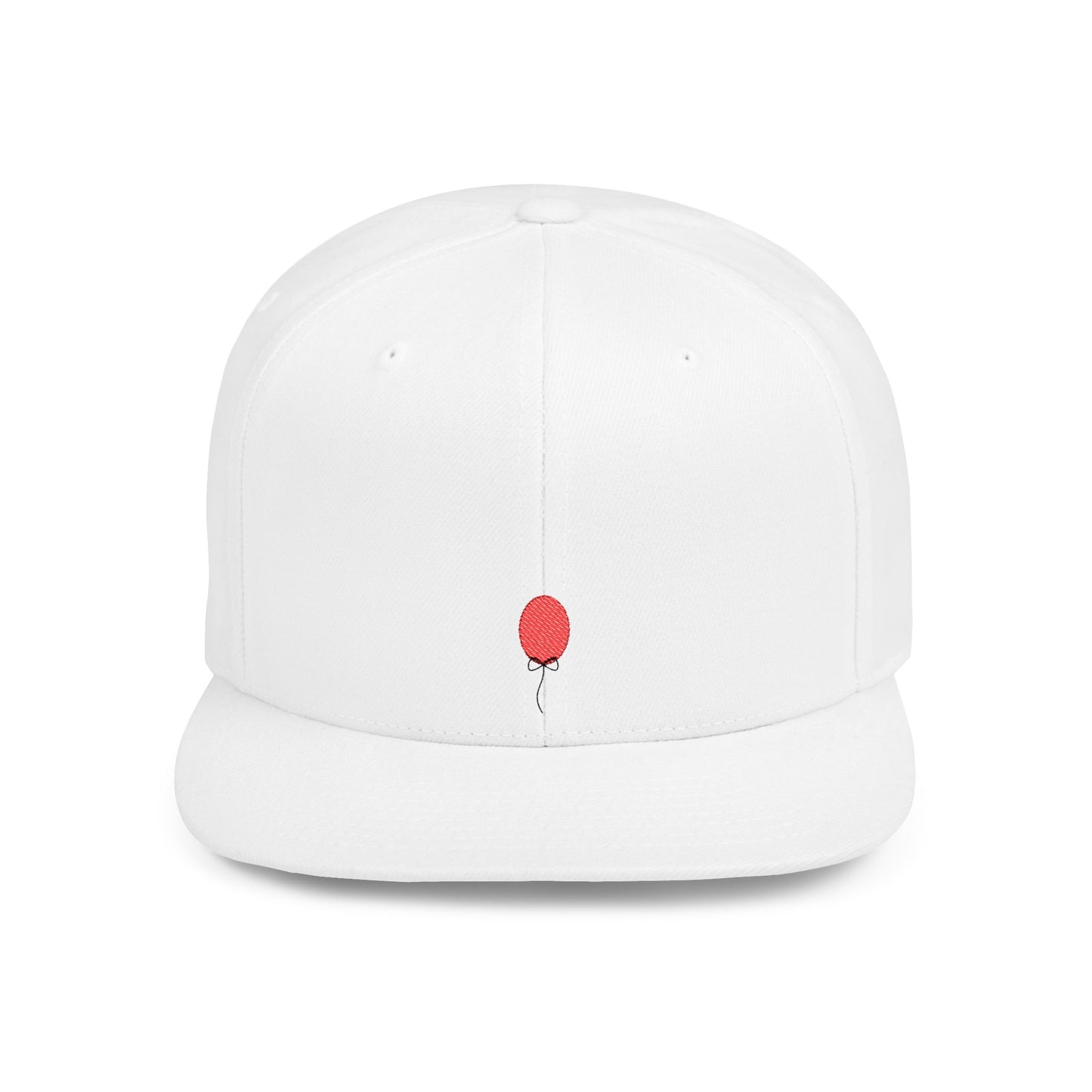 Red Balloon Flat Bill Snapback – Lightweight, Custom Fit, Premium Quality