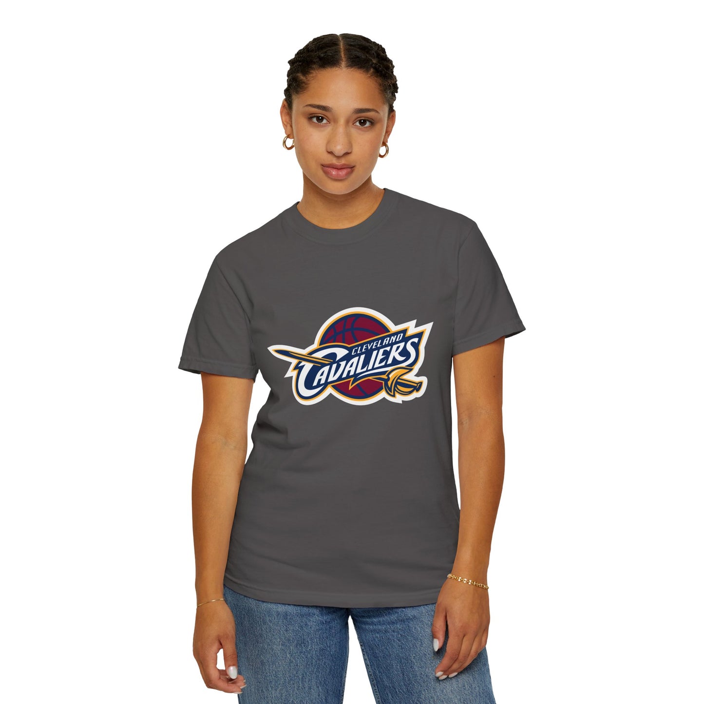 Cleveland Cavaliers Hoop Lifestyle Garment-Dyed T-Shirt – Premium Cotton Tee for Customization