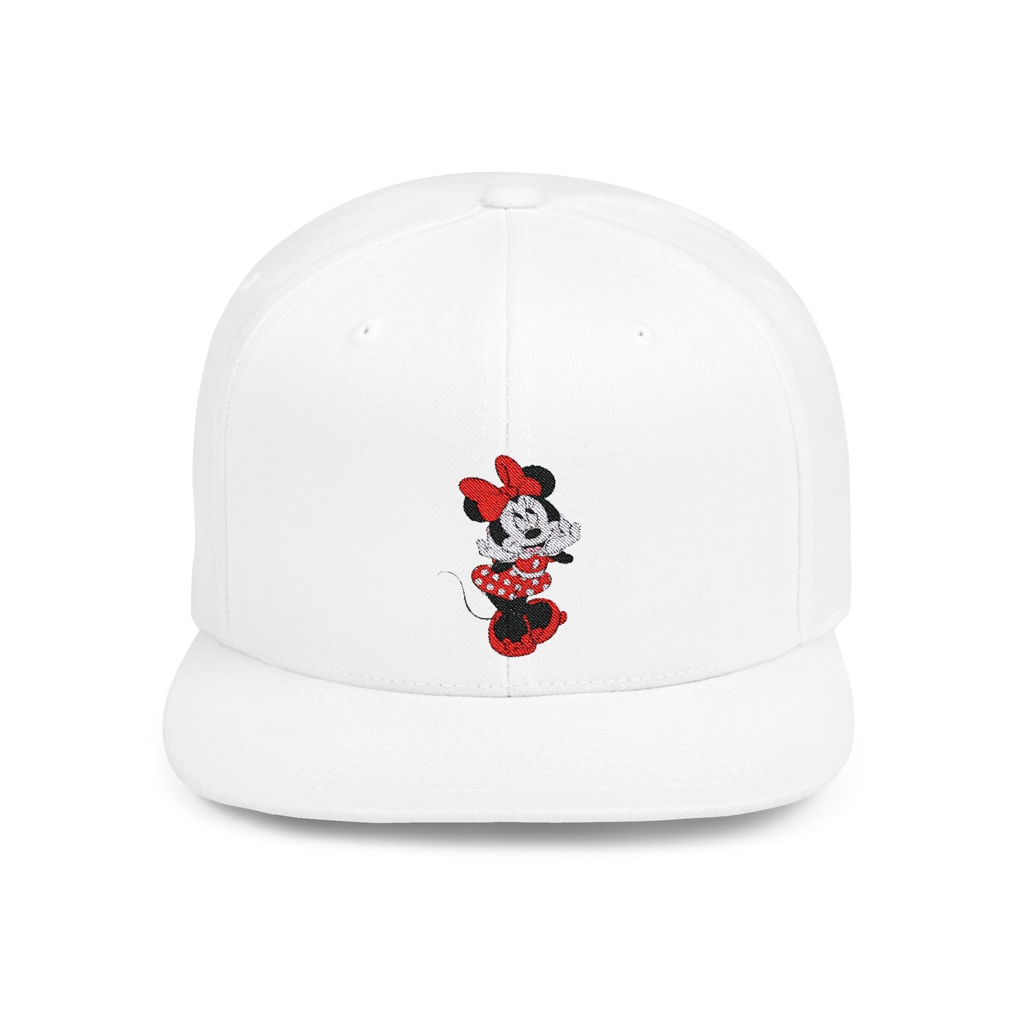 Minnie Mouse Cute Disney Flat Bill Snapback – Lightweight, Custom Fit, Premium Quality