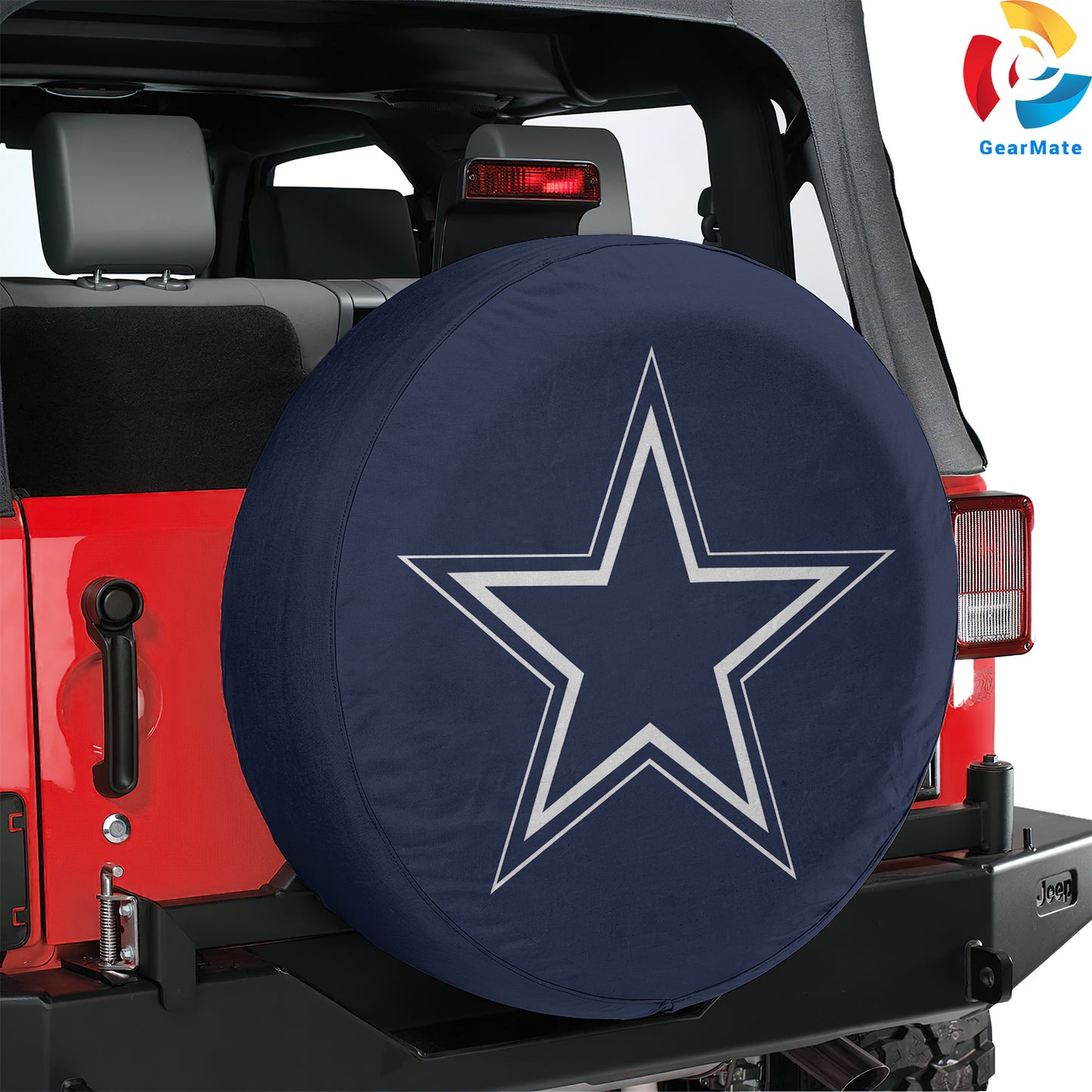 Dallas Cowboys NFL Gear Spare Tire Cover – Premium Waterproof UV-Resistant Protector