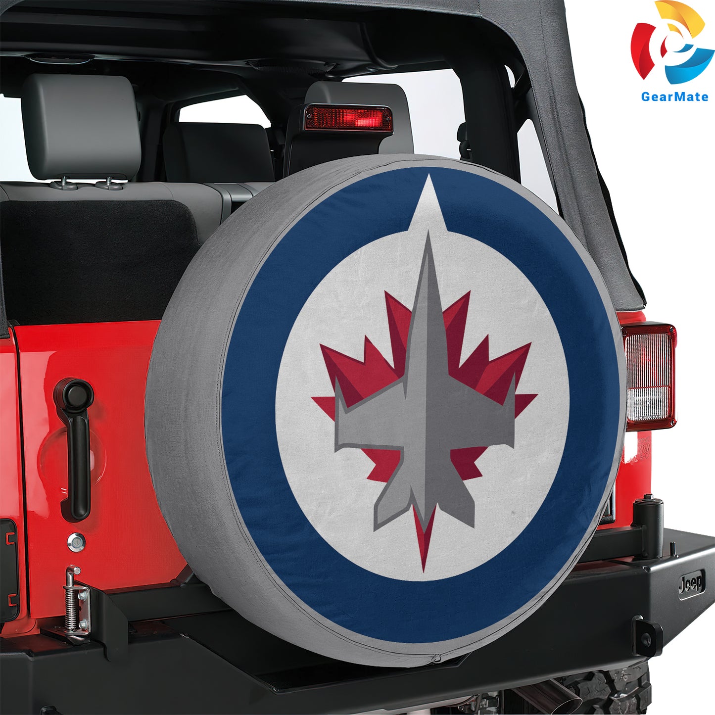 Winnipeg Jets NHL Hockey Season Spare Tire Cover – Premium Waterproof UV-Resistant Protector