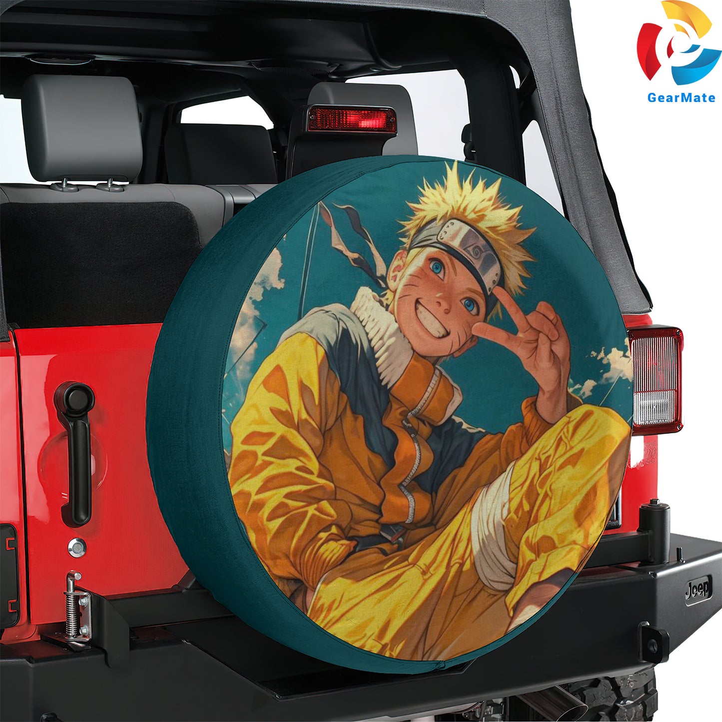 Naruto Uzumaki Naruto Fans Spare Tire Cover – Premium Waterproof UV-Resistant Protector