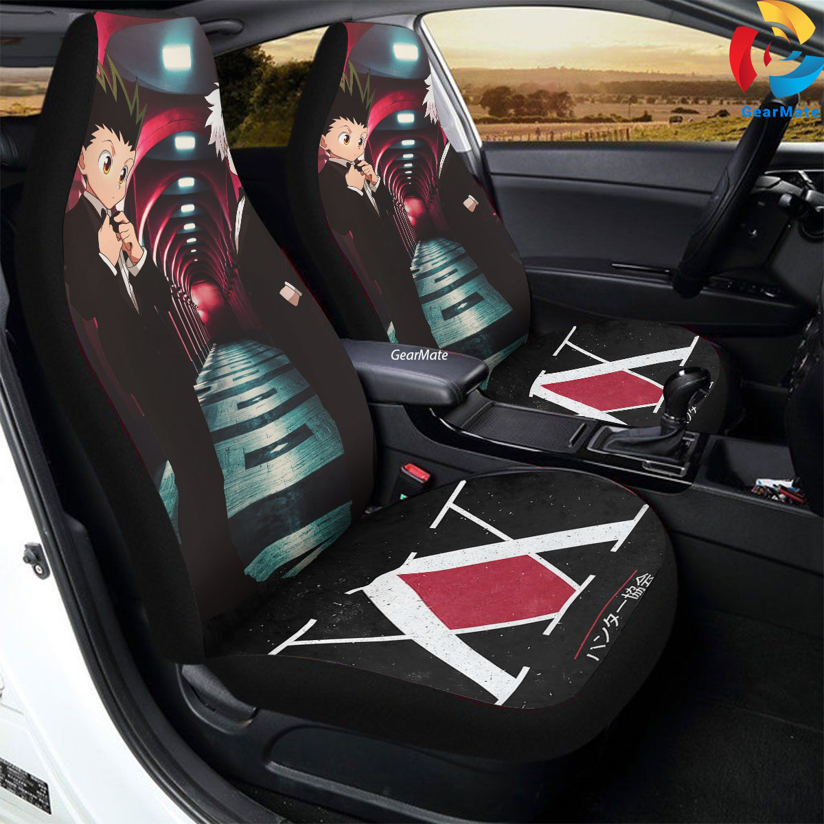 Hunter X Hunter Suit Up Car Seat Covers – High Quality Graphic and Polar Fleece Protector Set