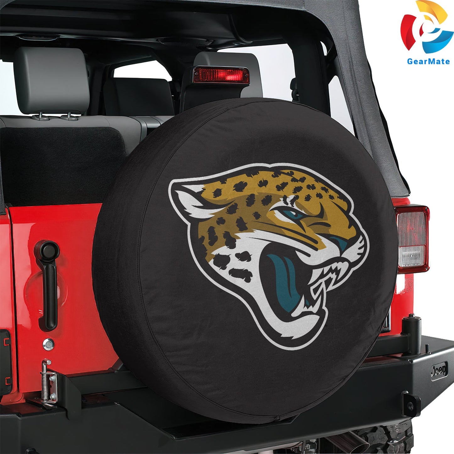 Jacksonville Jaguars NFL Spare Tire Cover – Premium Waterproof UV-Resistant Protector