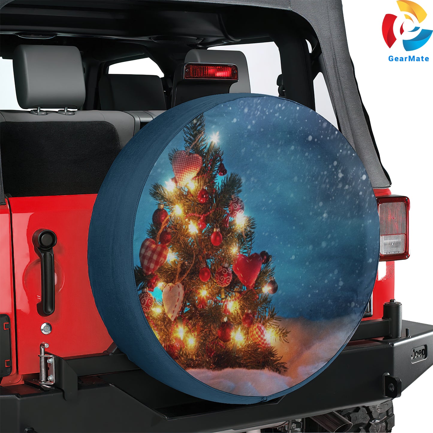 Merry Christmas 2024 Christmas Tree Spare Tire Cover – Premium Waterproof UV Resistant Protector