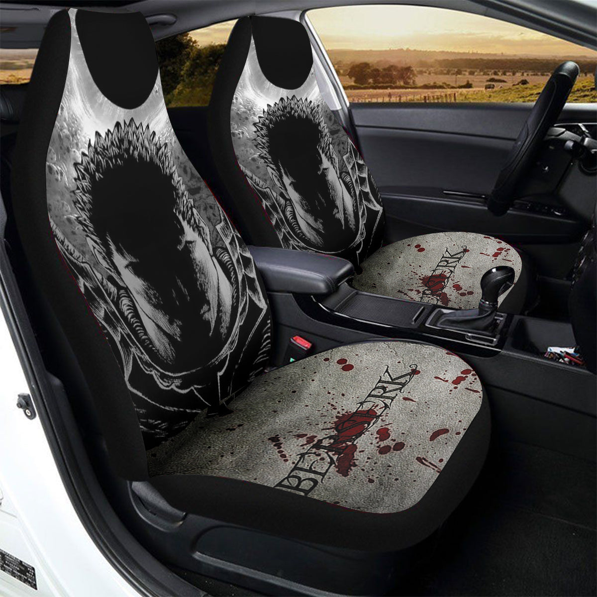 Berserk Eclipse Seat Covers – High Quality Graphic and Polar Fleece Protector Set