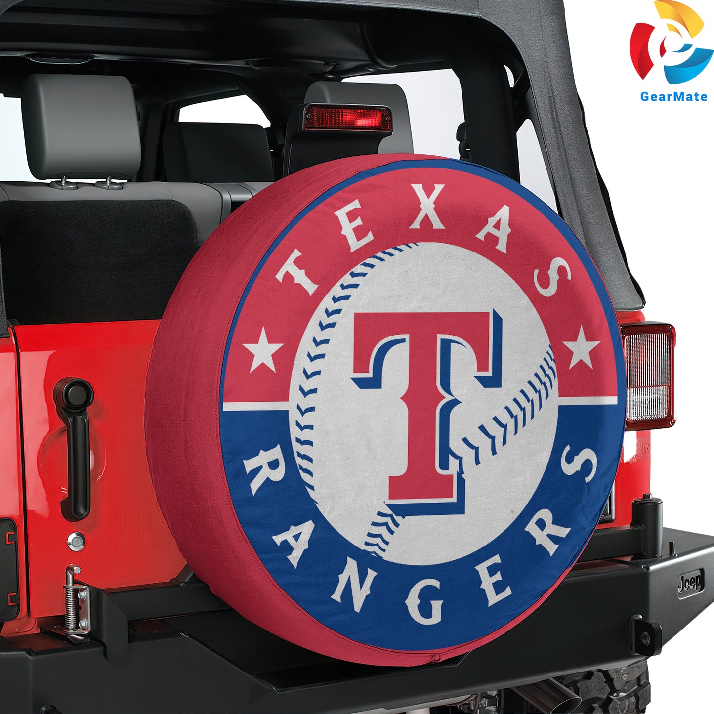 Texas Rangers MLB Season Spare Tire Cover – Premium Waterproof UV-Resistant Protector