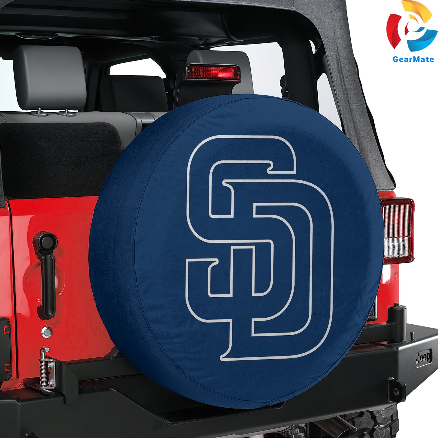 San Diego Padres Spare Tire Cover – Premium Waterproof UV-Resistant Protector