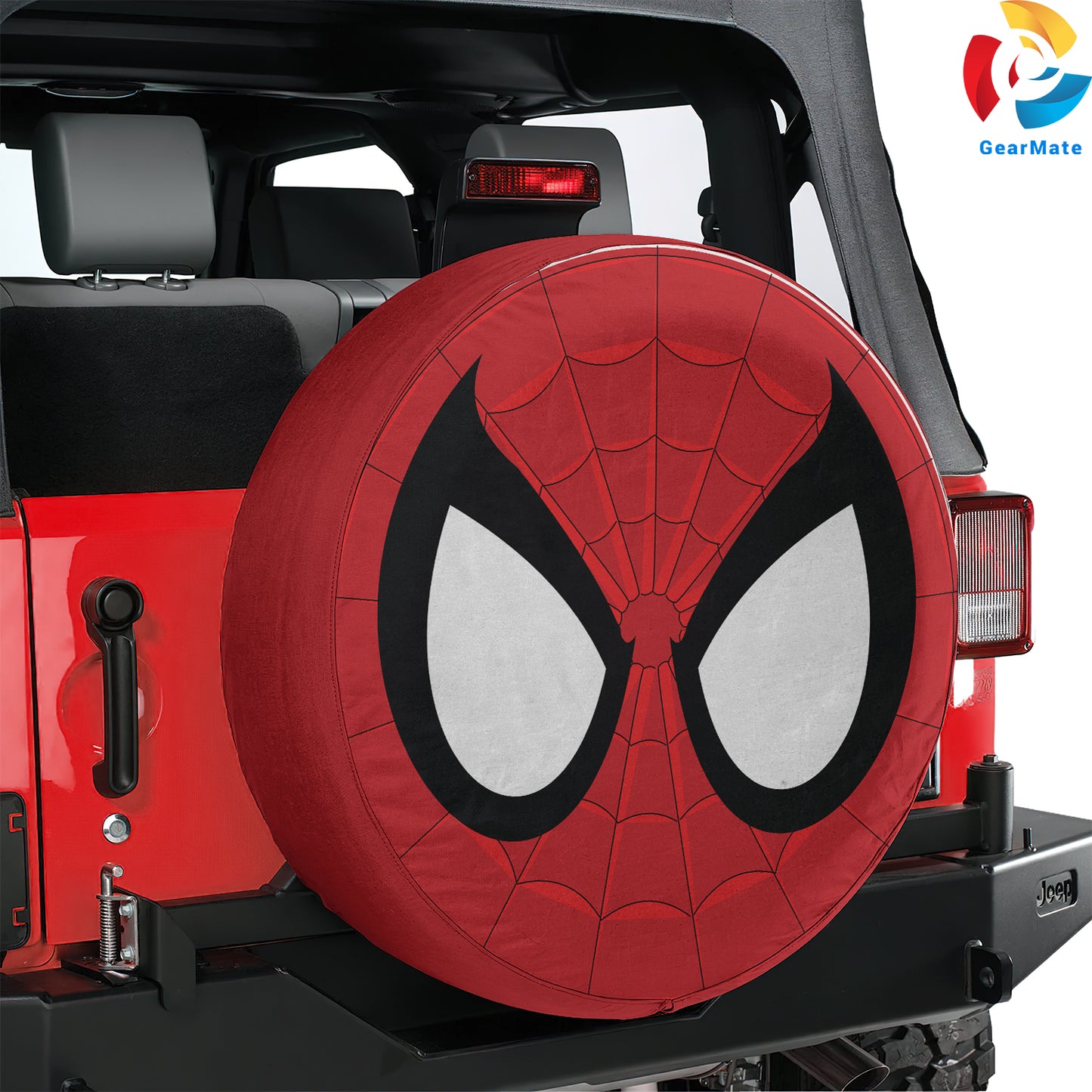 Spiderman Comic Ball Spare Tire Cover – Premium Waterproof UV Resistant Protector