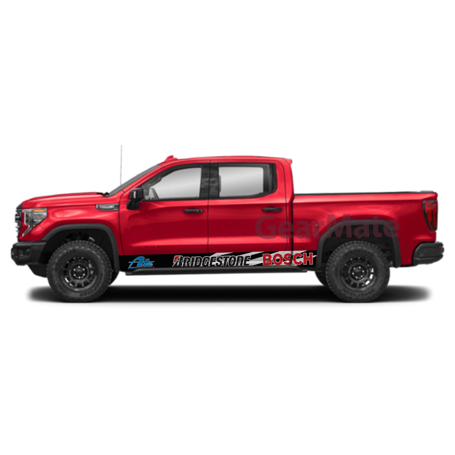 Built for Boost Bridgestone Rocker Panel Graphic Decal Kit (Left & Right Sides) - High Quality Vinyl for Trucks & SUVs