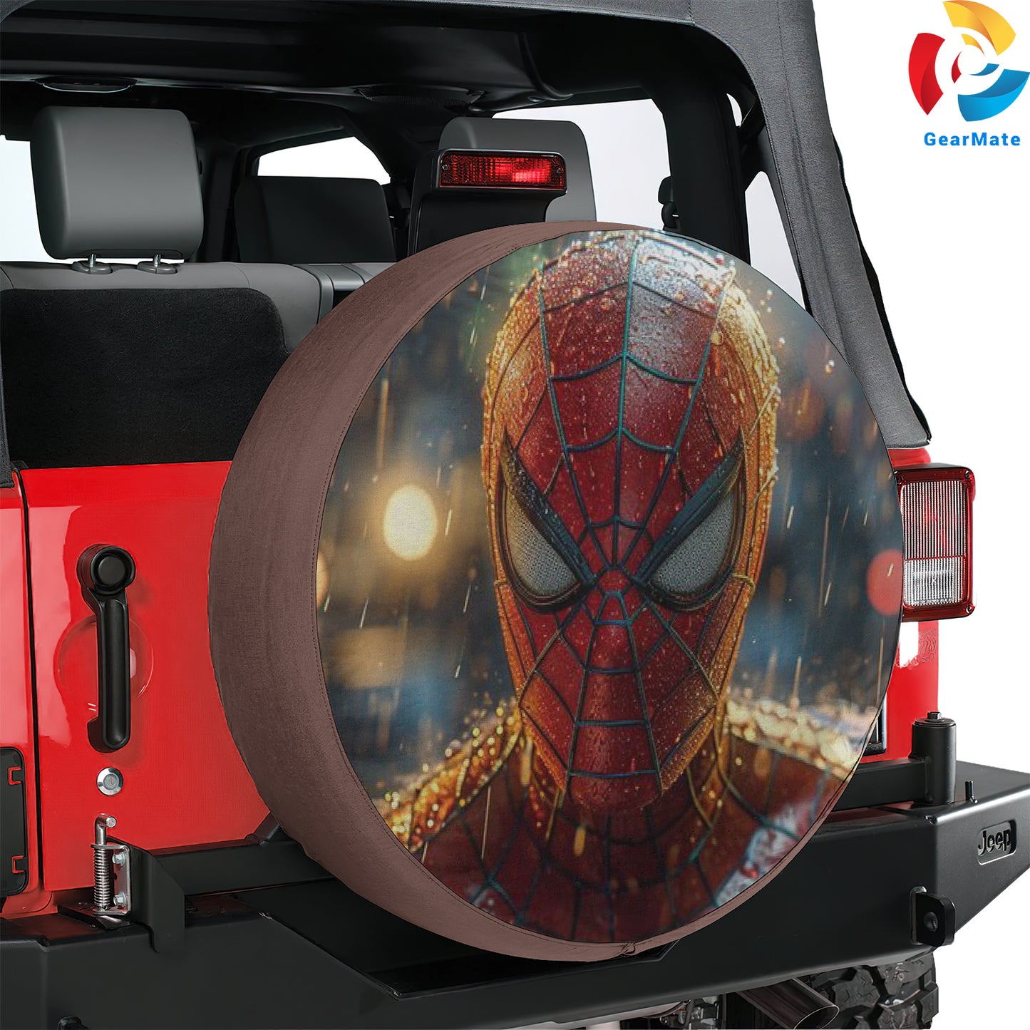 Spiderman Spare Tire Cover – Premium Waterproof UV Resistant Protector