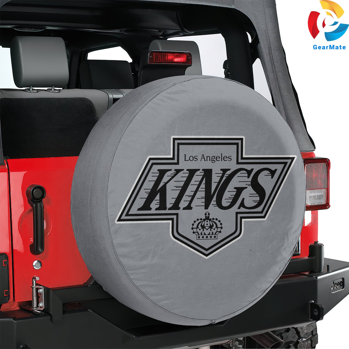 Los Angeles Kings Hockey Season Spare Tire Cover – Premium Waterproof UV-Resistant Protector