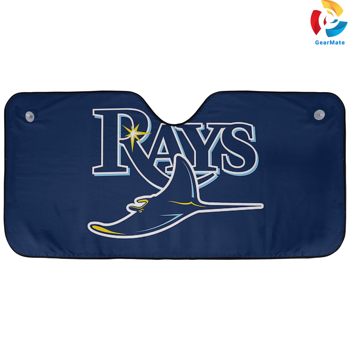 Tampa Bay Rays MLB Baseball Blue Origin Car Cover Reflective Car Sunshade – Premium Heat & UV Protection, Universal Fit