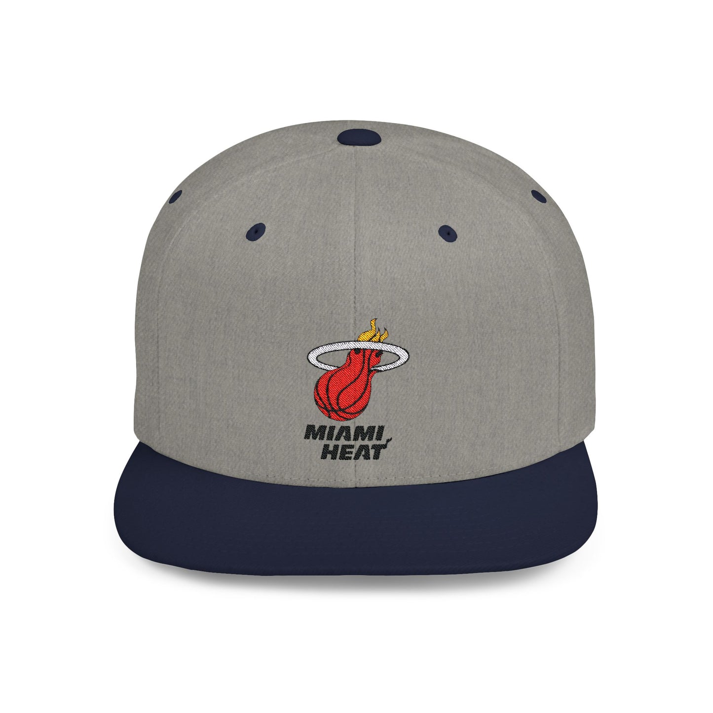 Miami Heat Flat Bill Snapback – Lightweight, Custom Fit, Premium Quality