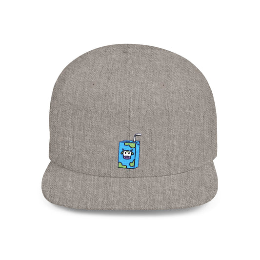 Icons Embroidered Milk Box Flat Bill Snapback – Lightweight, Custom Fit, Premium Quality