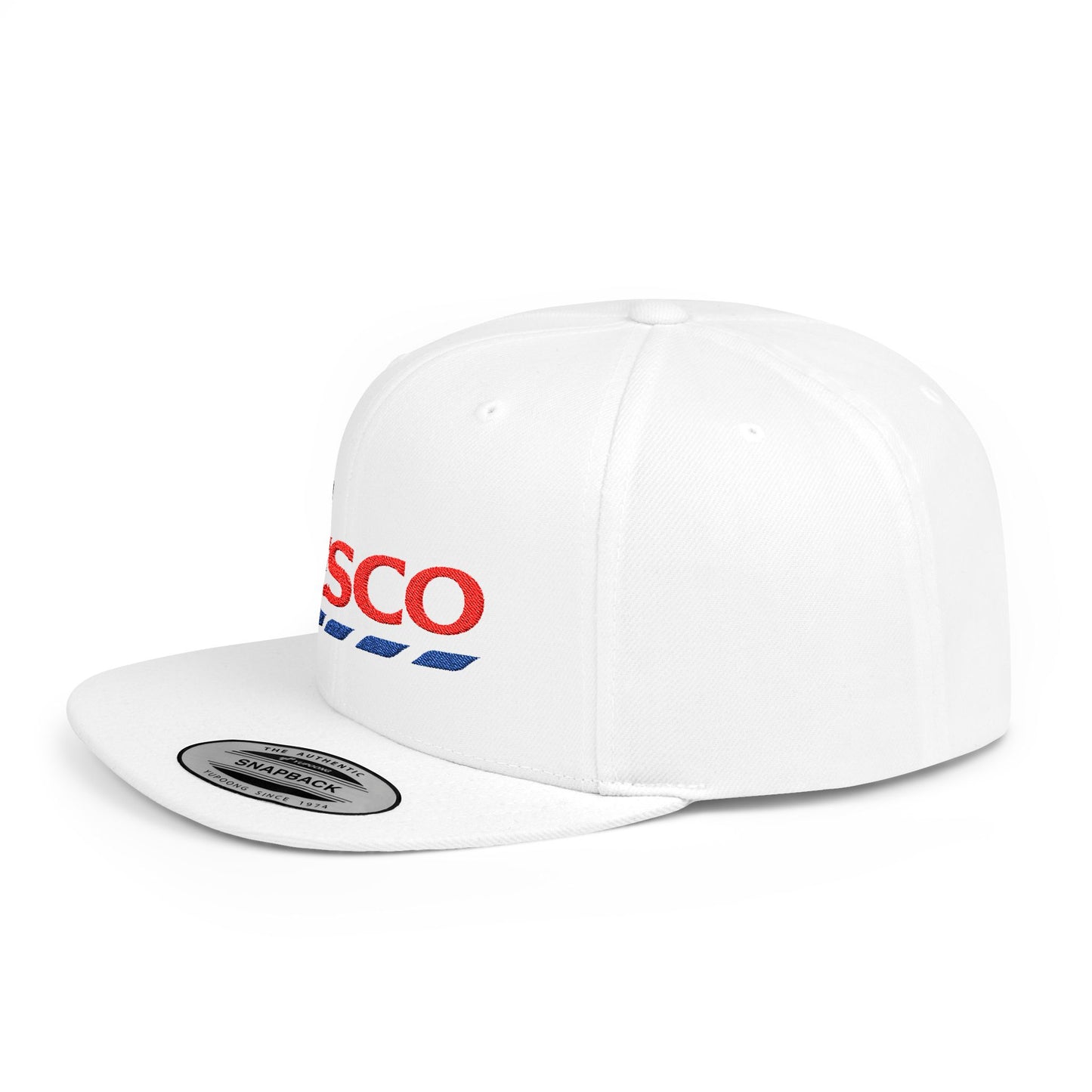 Tesco Flat Bill Snapback – Lightweight, Custom Fit, Premium Quality