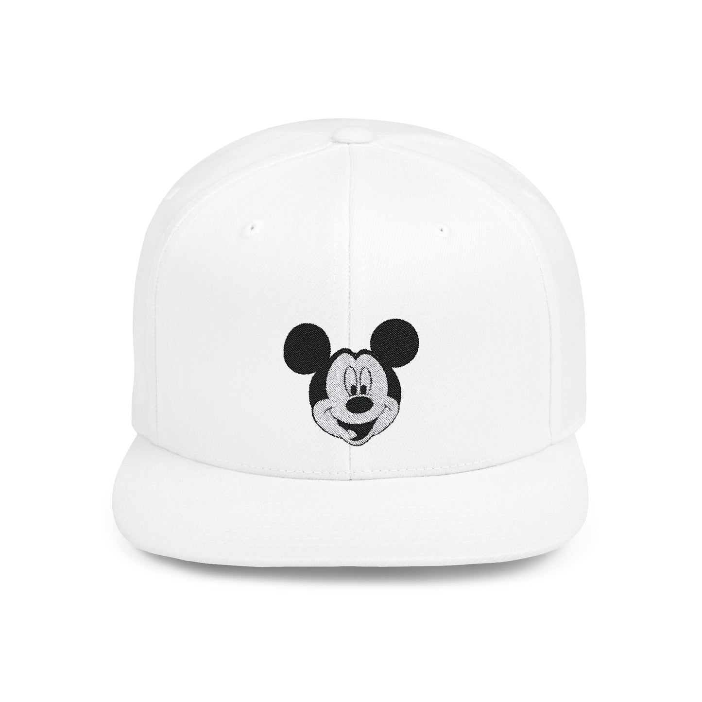 Mickey Mouse Flat Bill Snapback – Lightweight, Custom Fit, Premium Quality