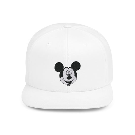 Mickey Mouse Flat Bill Snapback – Lightweight, Custom Fit, Premium Quality