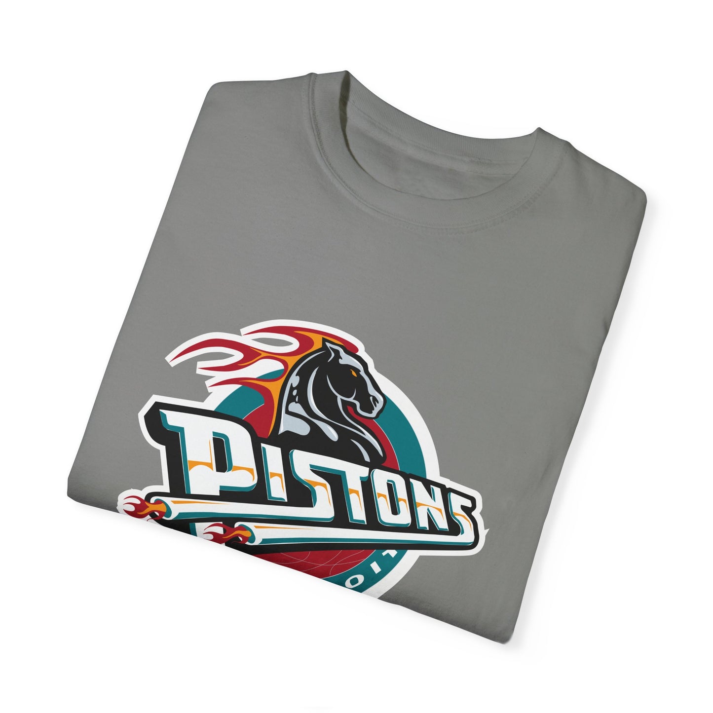 Detroit Pistons Basketball Life Garment-Dyed T-Shirt – Premium Cotton Tee for Customization