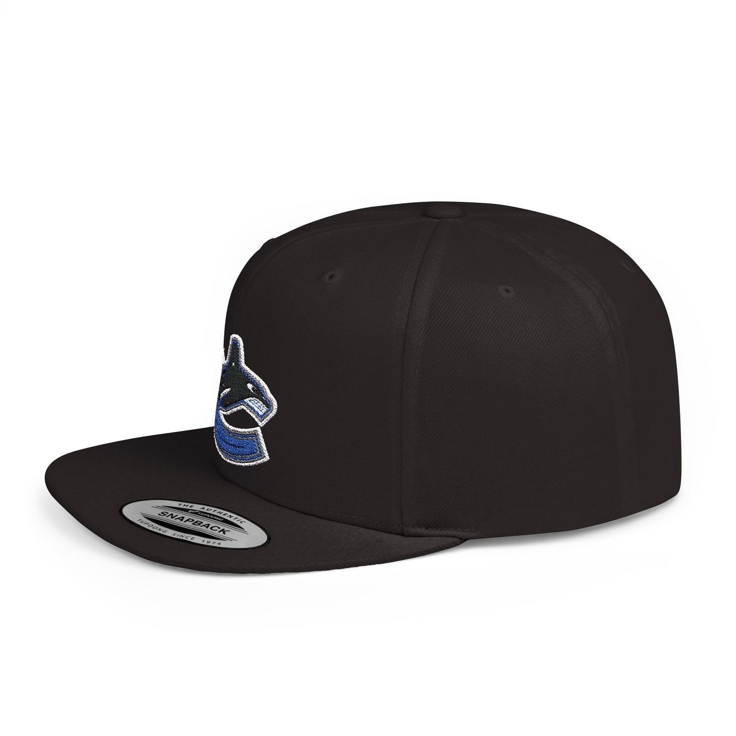 Vancouver Canucks Flat Bill Snapback – Lightweight, Custom Fit, Premium Quality