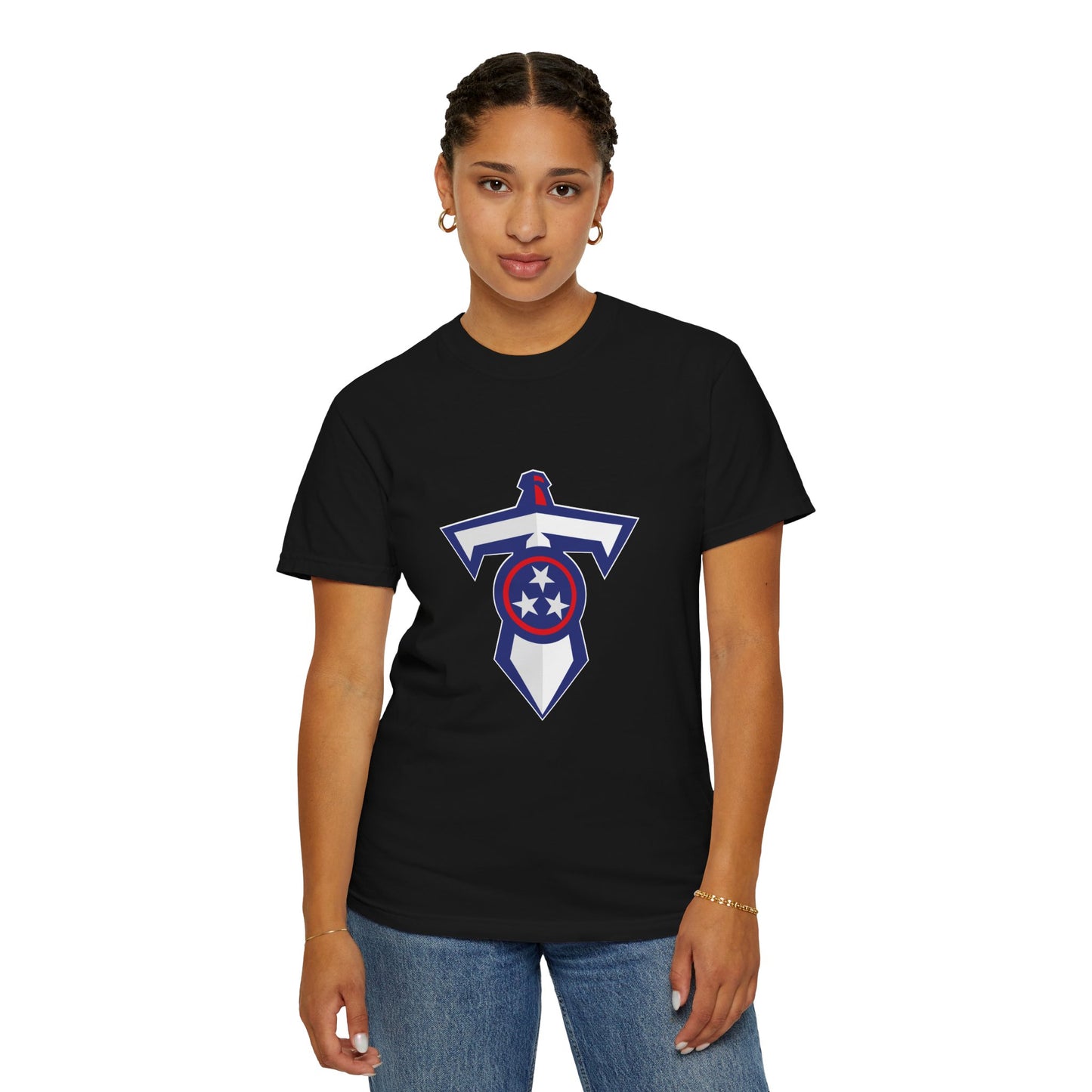 Tennessee Titans Apparel Garment-Dyed T-Shirt – Premium Cotton Tee for Customization