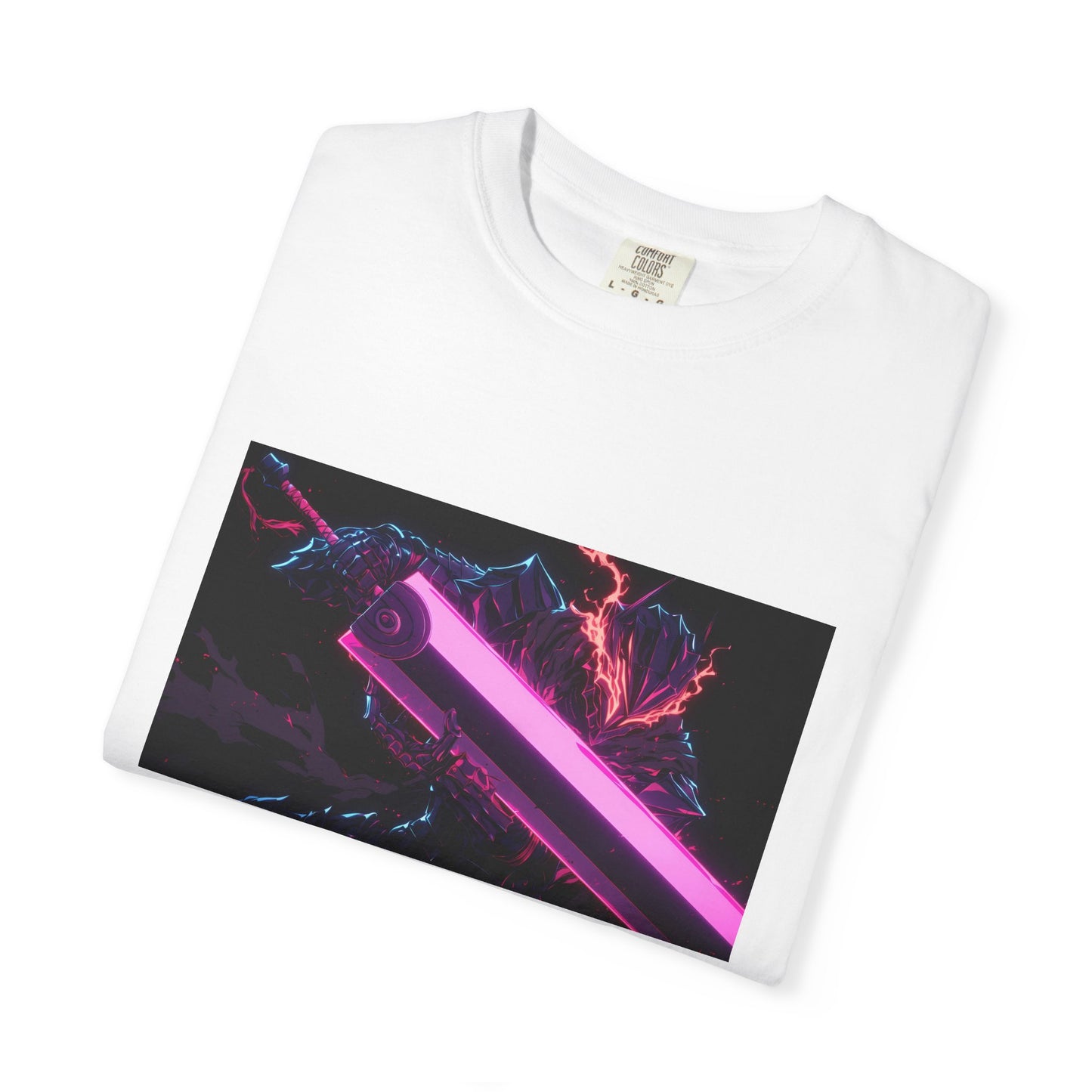 Berserk Neon Guts Purple Garment-Dyed T-Shirt – Premium Cotton Tee