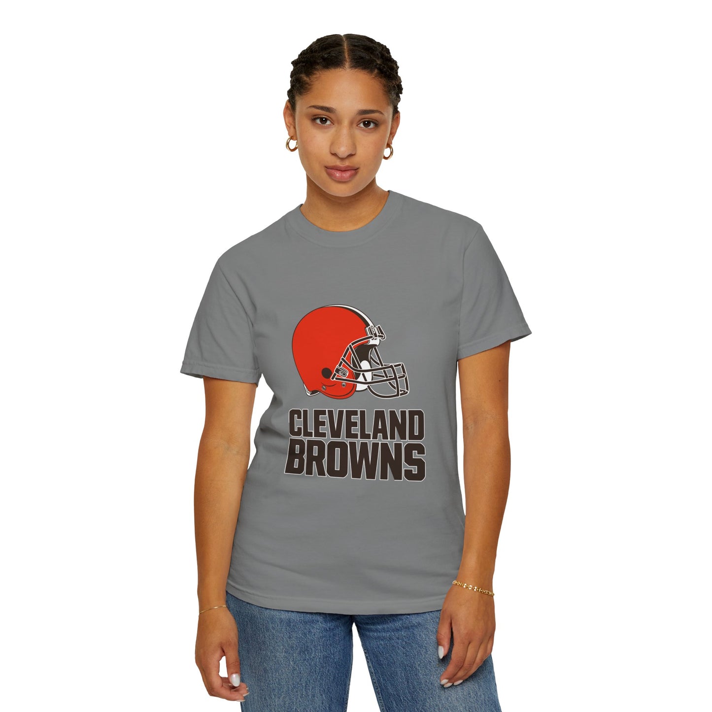 Cleveland Browns Garment-Dyed T-Shirt – Premium Cotton Tee for Customization