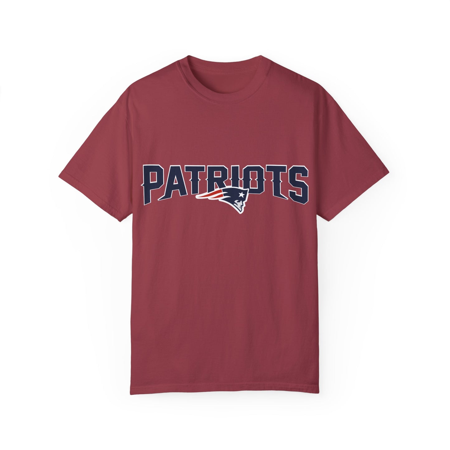 New England Patriots Football Merchandise Garment-Dyed T-Shirt – Premium Cotton Tee for Customization