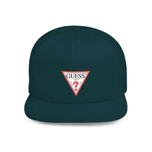 Guess Flat Bill Snapback – Lightweight, Custom Fit, Premium Quality