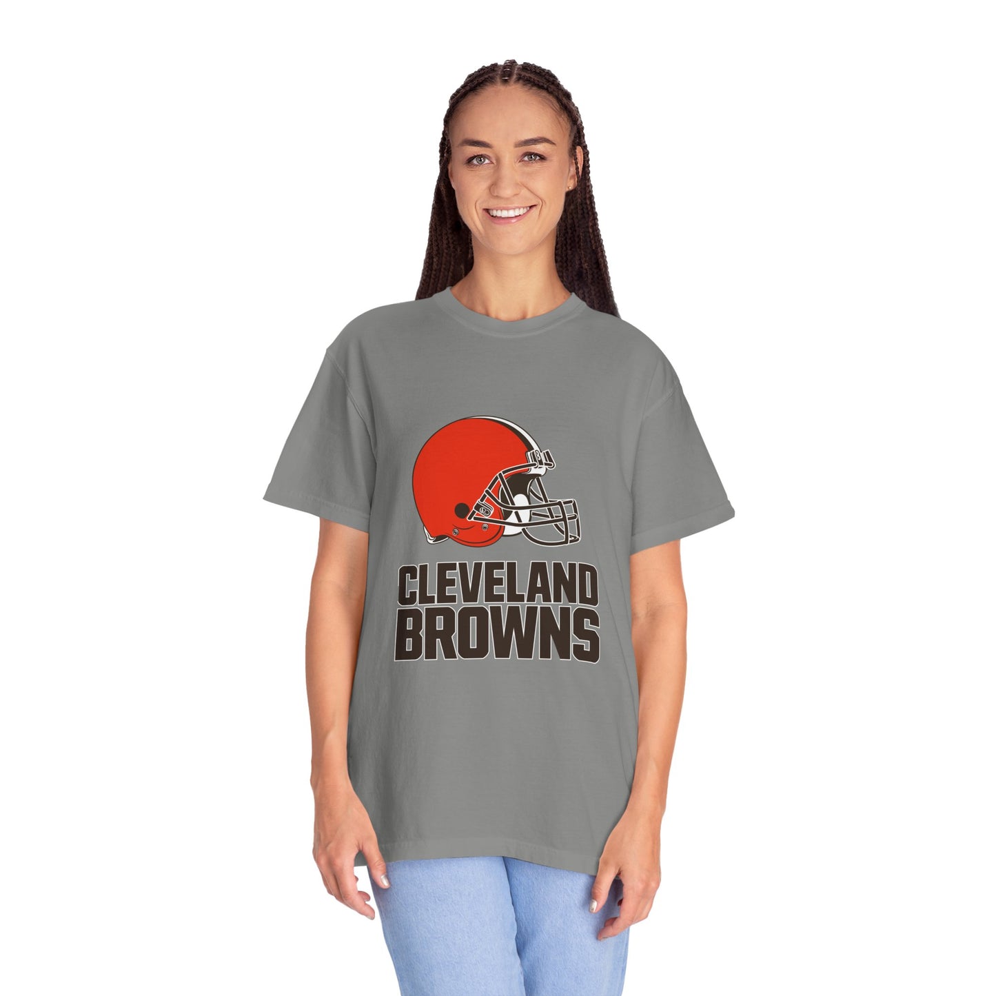 Cleveland Browns Garment-Dyed T-Shirt – Premium Cotton Tee for Customization