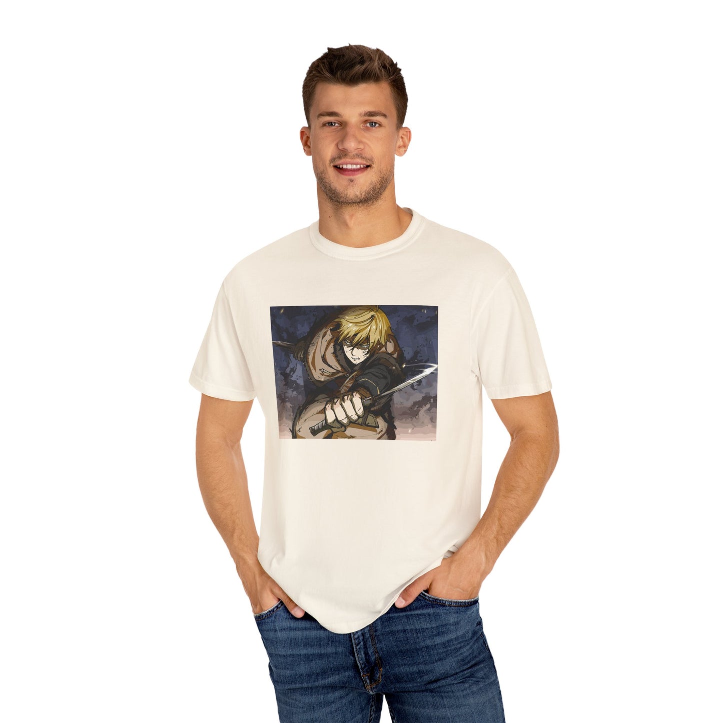 Vinland Saga Thorfinn 5K Garment-Dyed T-Shirt – Premium Cotton Tee