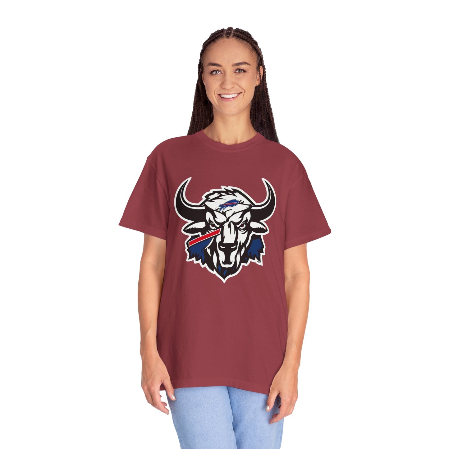 Buffalo Bills New Style Garment-Dyed T-Shirt – Premium Cotton Tee for Customization